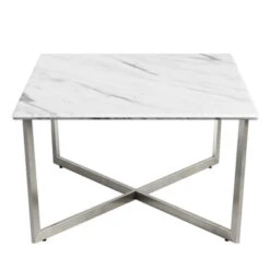 Paige Coffee Table - White/Stainless Steel -Furniture Sales 010156245 2 05522.1690285983.386.513 1