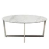 Paige Round Coffee Table - White/Stainless Steel -Furniture Sales 010199012 1 84618.1690292085.386.513 1
