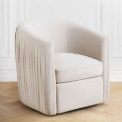 Aria Pleated Swivel Chair -Furniture Sales 010447891 52360.1690275889.386.513