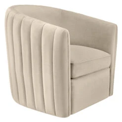 Aria Channeled Swivel Chair -Furniture Sales 010658485 MAXWELL ALPACA 41850.1690275888.386.513