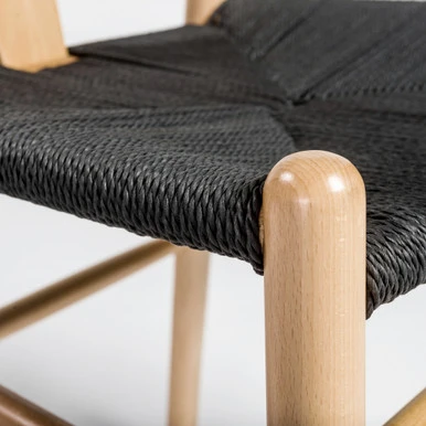 Tia Dining Chair Natural/Black - Set Of 2 9 Tia Dining Chair Natural/Black - Set Of 2 - Image 7