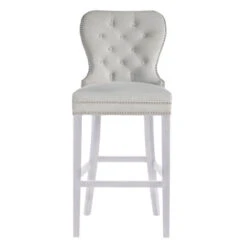 Charlotte Stool - High Gloss White
