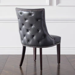 Versailles Leather Dining Chair - Espresso -Furniture Sales 013598441 4 24394.1690272144.386.513