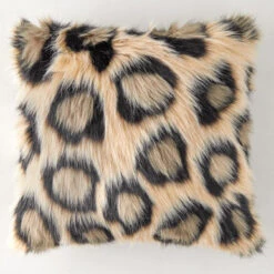 Leopard Pillow 18" - Black -Furniture Sales 040006000 66779.1690280383.386.513
