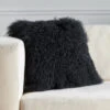 Mongolian Pillow 22" - Black -Furniture Sales 040025200 1 69837.1690268069.386.513 1