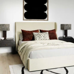 Jibriyah Tweed Bed -Furniture Sales 600003532 rv1 08734.1690292137.386.513