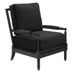 Spindle Chair - High Gloss Black -Furniture Sales 810219859 20194.1690278035.386.513