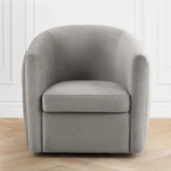 Aria Tufted Swivel Glider