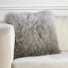 Ombre Mongolian Pillow 22" - Grey/Charcoal -Furniture Sales 940159915 1 53683.1690271934.386.513