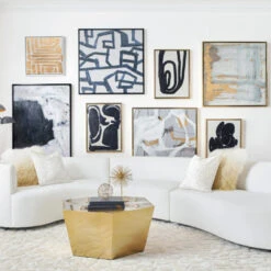 Ombre Mongolian Pillow 22" - Grey/Charcoal -Furniture Sales 940159915 rv1 61548.1690271935.386.513