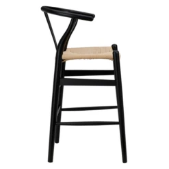 Tia Counter Stool - Black/Natural -Furniture Sales webimage 013175628 2 jpg
