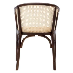 Flynn Armchair - Walnut/Rattan -Furniture Sales webimage 013185789 4 jpg