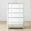 Simplicity Mirrored 5 Drawer Tall Chest -Furniture Sales webimage 014209993