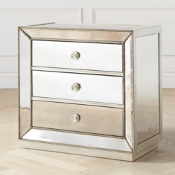 Omni Mirrored 3 Drawer Chest -Furniture Sales webimage 014761886 ALT
