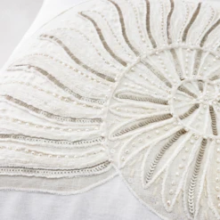 Artisanal Shell Pillow 20" - Pearl -Furniture Sales webimage 040175847 DTL