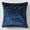 Botanical Pillow 20" - Navy -Furniture Sales webimage 040182897 1