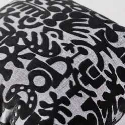 Nikki Chu - Baraka Pillow 20" - Black -Furniture Sales webimage 040280067 DTL 1