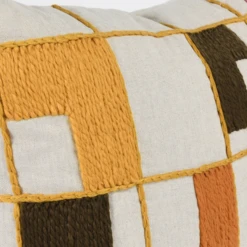 Cynthia Pillow 20" - Natural -Furniture Sales webimage 040289256 DETAIL 1