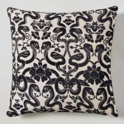 Giardino Pillow 22" - Black