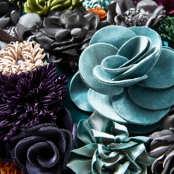 Posy Lumbar Pillow - Cerulean -Furniture Sales webimage 040910192 DTL2