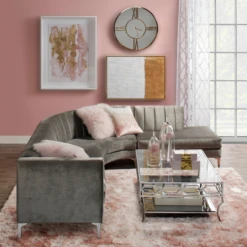 Mongolian Pillow 22" - Blush 12 Mongolian Pillow 22" - Blush -Furniture Sales webimage 040936538 rv6 jpg