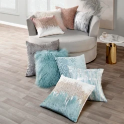 Joie De Vivre Pillow 22" - Blush -Furniture Sales webimage 040988407a rv2 jpg