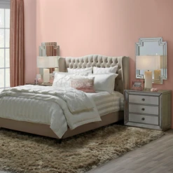 Joie De Vivre Pillow 22" - Blush -Furniture Sales webimage 040988407a rv3 jpg