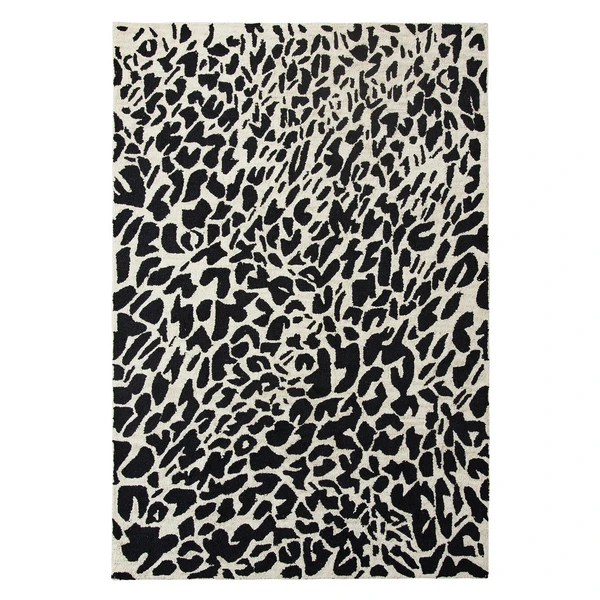 Javari Rug - Black/Ivory 5 Javari Rug - Black/Ivory - Image 3