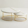 Marble Nesting Trays - Set Of 2 -Furniture Sales webimage 067651237 jpg