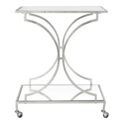 Arden Bar Cart - Silver