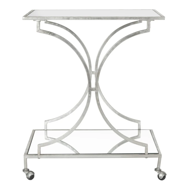 Arden Bar Cart - Silver 3 Arden Bar Cart - Silver