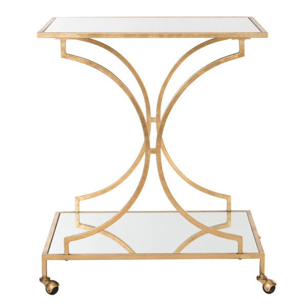 Arden Bar Cart - Gold 3 Arden Bar Cart - Gold
