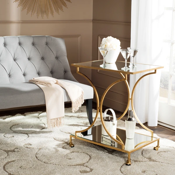 Arden Bar Cart - Gold 7 Arden Bar Cart - Gold - Image 5