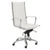 Darby High Back Office Chair - White -Furniture Sales webimage 120126298 jpg