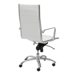 Darby High Back Office Chair - White -Furniture Sales webimage 120126298 3 jpg