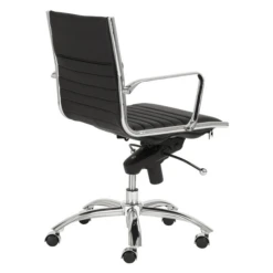 Darby Low Back Office Chair - Black -Furniture Sales webimage 120132699 3 jpg