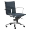 Darby Low Back Office Chair - Blue 2 Darby Low Back Office Chair - Blue -Furniture Sales webimage 120152072 jpg