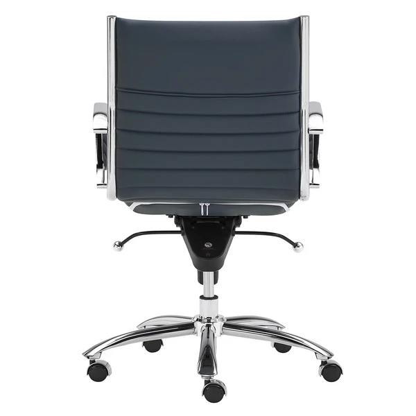 Darby Low Back Office Chair - Blue 8 Darby Low Back Office Chair - Blue - Image 6