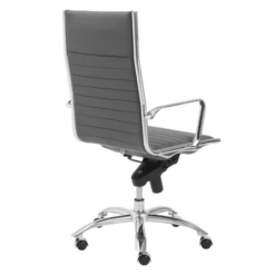 Darby High Back Office Chair - Grey -Furniture Sales webimage 120161955 3 jpg