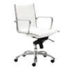 Darby Low Back Office Chair - White -Furniture Sales webimage 120166667 jpg