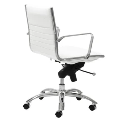 Darby Low Back Office Chair - White -Furniture Sales webimage 120166667 3 jpg