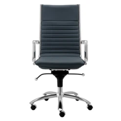 Darby High Back Office Chair - Blue -Furniture Sales webimage 120190476 2 jpg