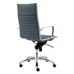 Darby High Back Office Chair - Blue -Furniture Sales webimage 120190476 4 jpg