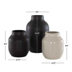 Rayann Vase - Set Of 3 -Furniture Sales webimage 120999098 DIM