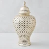 Ceramic Filigree Jar -Furniture Sales webimage 160195425