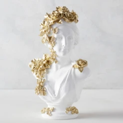 Gold Floral Bust