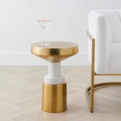 Nikki Chu - Aria Accent Table - 19.75"H -Furniture Sales webimage 160215648 1 jpg