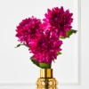 Fuchsia Open Dahlia - Set Of 3 -Furniture Sales webimage 162105404