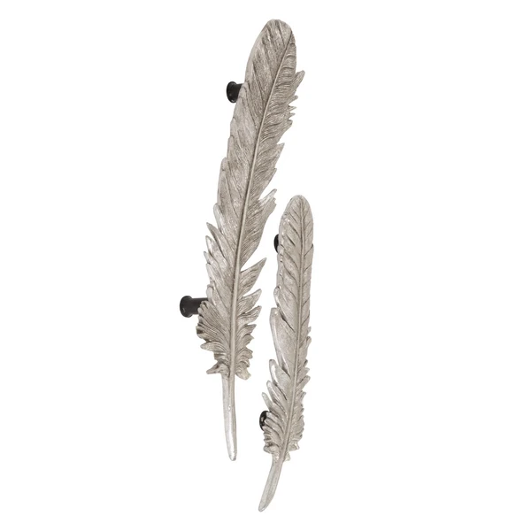Feather Wall Decor - Set Of 2 4 Feather Wall Decor - Set Of 2 - Image 2