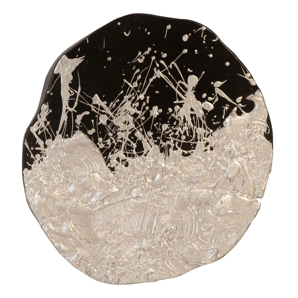 Wisp Wall Tile - Silver/Black 3 Wisp Wall Tile - Silver/Black